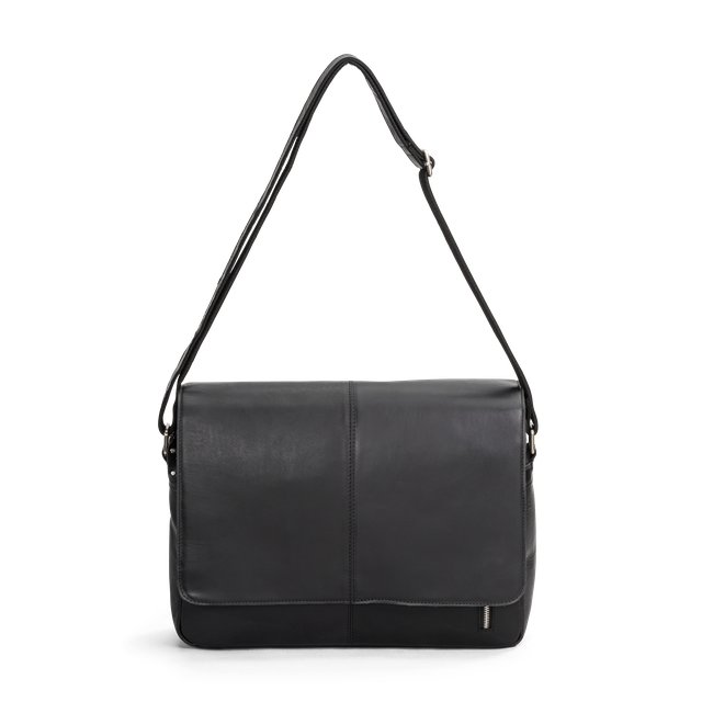 Florence pc-veske med klaff i skinn 15,6"